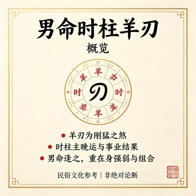 男命时柱羊刃是什么意思，时柱羊刃怎么化解